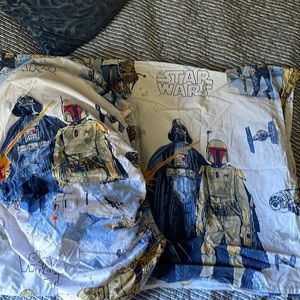 Star Wars twin fitted bed sheet and pillowcase